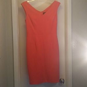 Alex Marie *CORAL* colored sheath dress